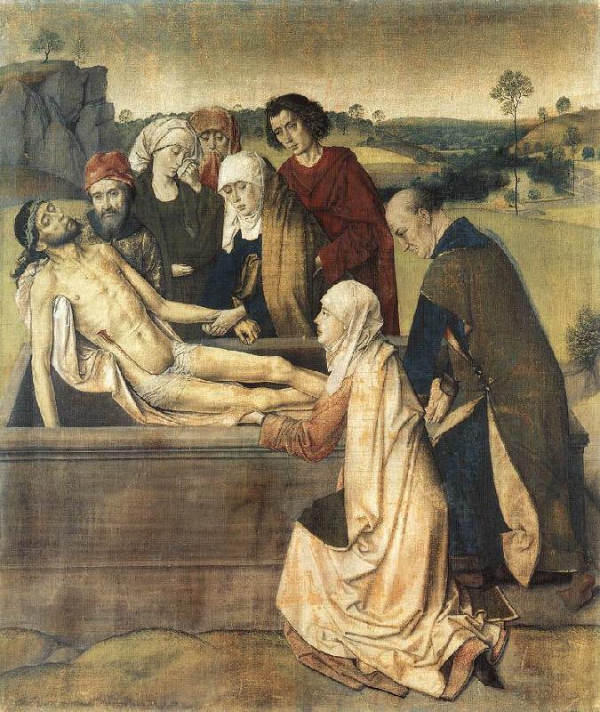BOUTS, Dieric the Elder The Entombment fg oil painting picture